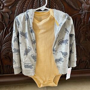 Brand new onesie and jacket set